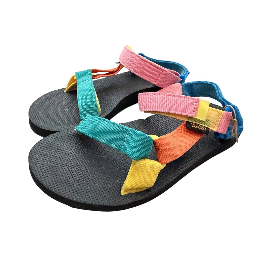 Teva Original Universal Multi Color Block Sport Sandals 1003987 Womens 7 - Picture 2 of 6